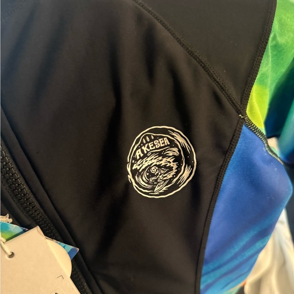 Women's Black and Blue Swimwear - Picture 3 of 6